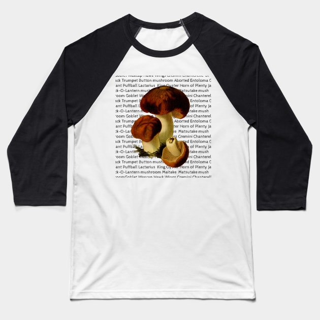 Fungi Baseball T-Shirt by ReignyNightz